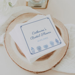 Blue White Chinoiserie Chic Möhippa Möhippa Pappersservett