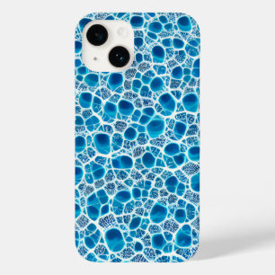 Blue & White Frosty Fantasy Abstrakt Ice Mosaic