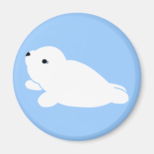 Blue White-Harp Magnet (Framsidan)