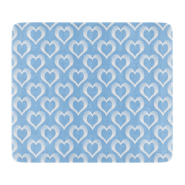 Blue White Hearts Pattern (Framsidan)
