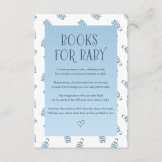 Blue White Luggage Bokar för Baby Tilläggskort