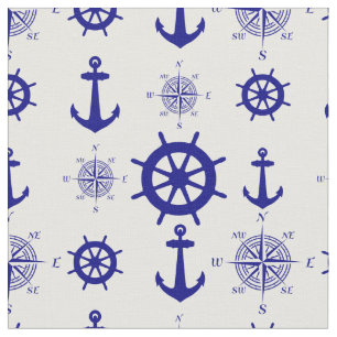 Blue White Nautical Coastal Boating Tyg