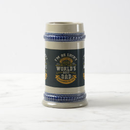 Blue White Orange Worlds Best Pappa Sejdel