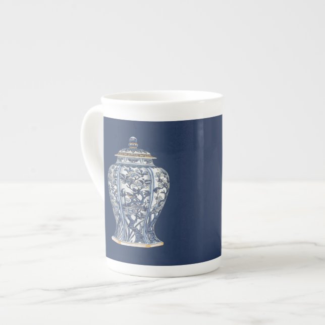 Blue & White Porcelain Vas efter Vision Studio Benporslin Mugg (Framsida vänster)