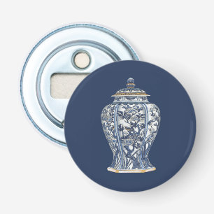 Blue & White Porcelain Vas efter Vision Studio Flasköppnare