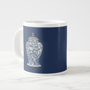Blue & White Porcelain Vas efter Vision Studio Jumbo Mugg