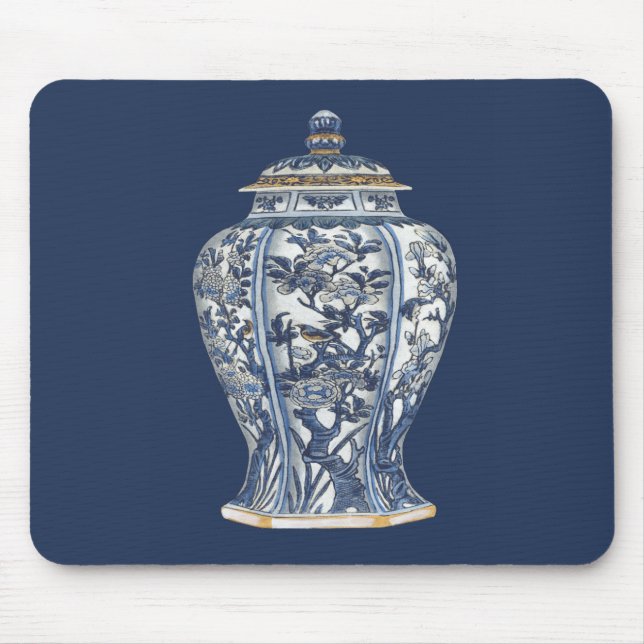 Blue & White Porcelain Vas efter Vision Studio Musmatta (Framsidan)