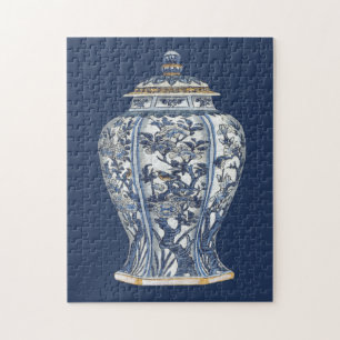 Blue & White Porcelain Vas efter Vision Studio Pussel