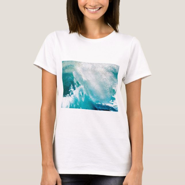 BLUE WHITE SEA VINKARARE I STORM TEE (Framsida)