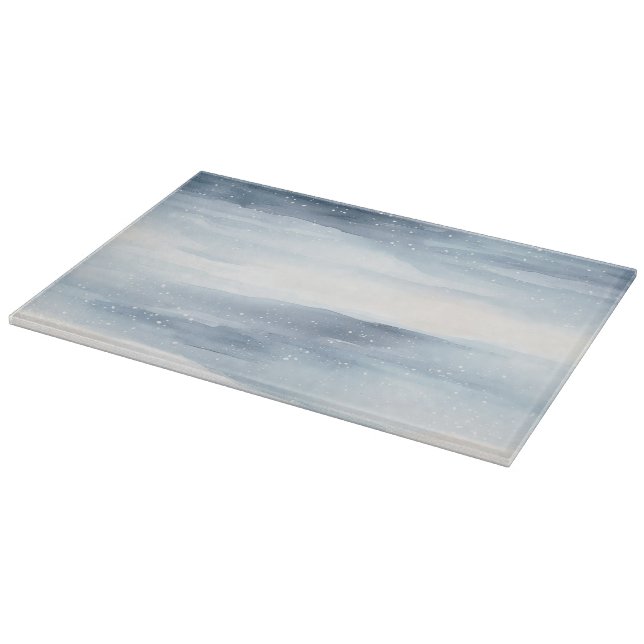 Blue White Snöflingor (Hörn)