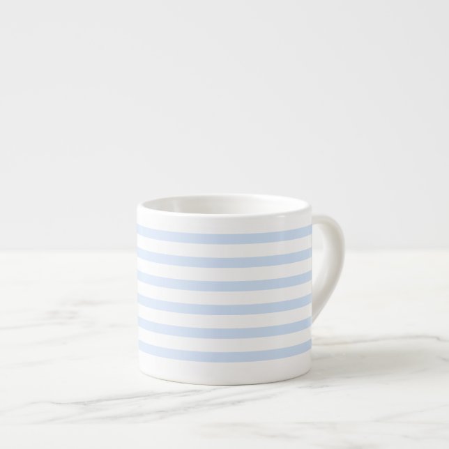 blue & white stripes – blau-weiß gestreift pastel espressomugg (Framsida höger)