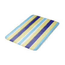 Blue White Yellow Summer Stripes