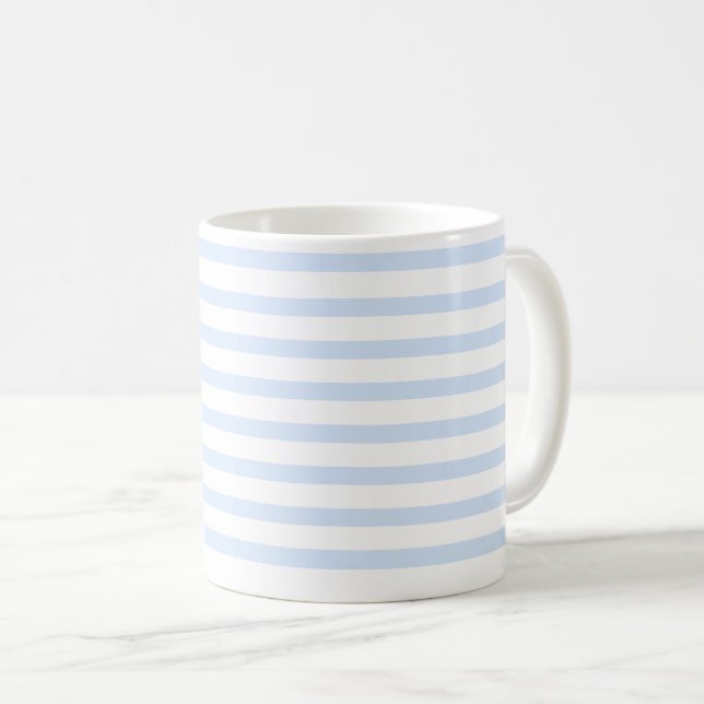 blue-white –zweifarbig two-tone – blau-weiß pastel kaffemugg (Framsida höger)