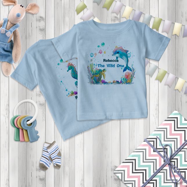 Blue Wild One, Oceanic Adventure party T-Shirt (Skapare uppladdad)