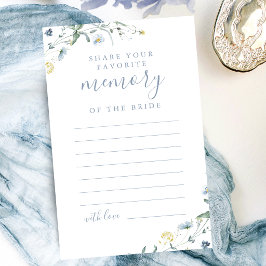 Blue Wildblomma  en minnesmöhippa