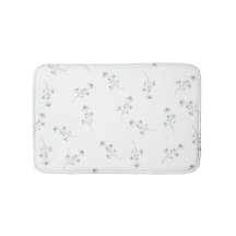 Blue Wildblomma Mönster