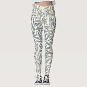 Blue Willow Bough (av William Morris) Leggings