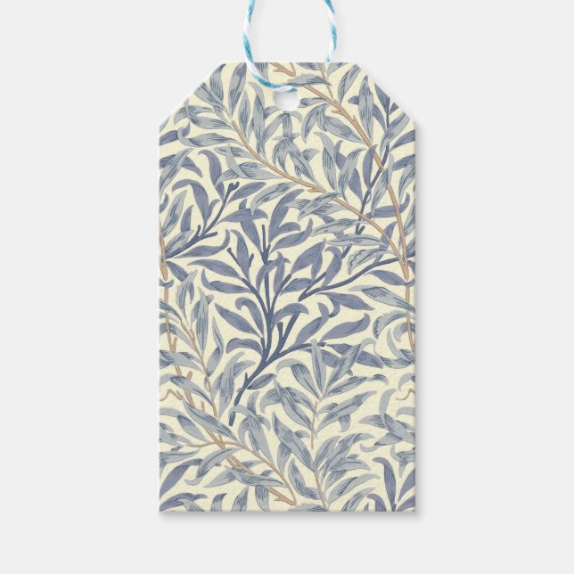 Blue Willow Bough (av William Morris) Presentetikett (Framsidan)