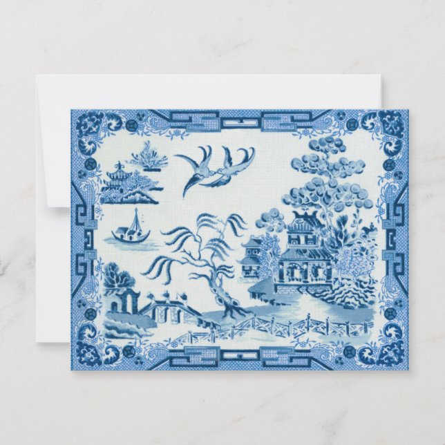 Blue Willow Card (Framsida)