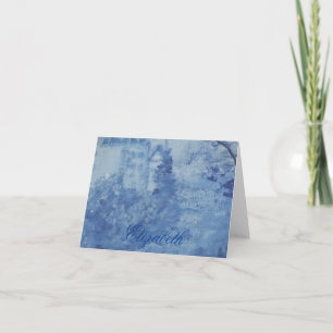 Blue Willow Chinoiserie Ginger Burk Burk Anteckningskort