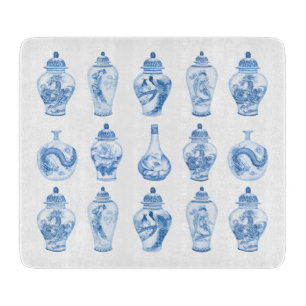 Blue Willow Chinoiserie Ginger Burk China