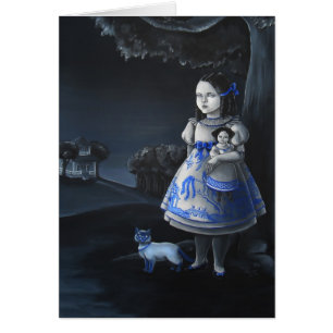 Blue Willow Hälsningskort