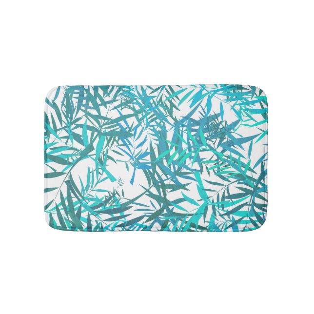 Blue Willow Lövs Bath Mat Badrumsmatta (Framsidan)