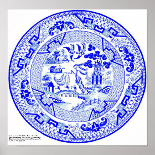 Blue Willow Mönster [1912] Poster