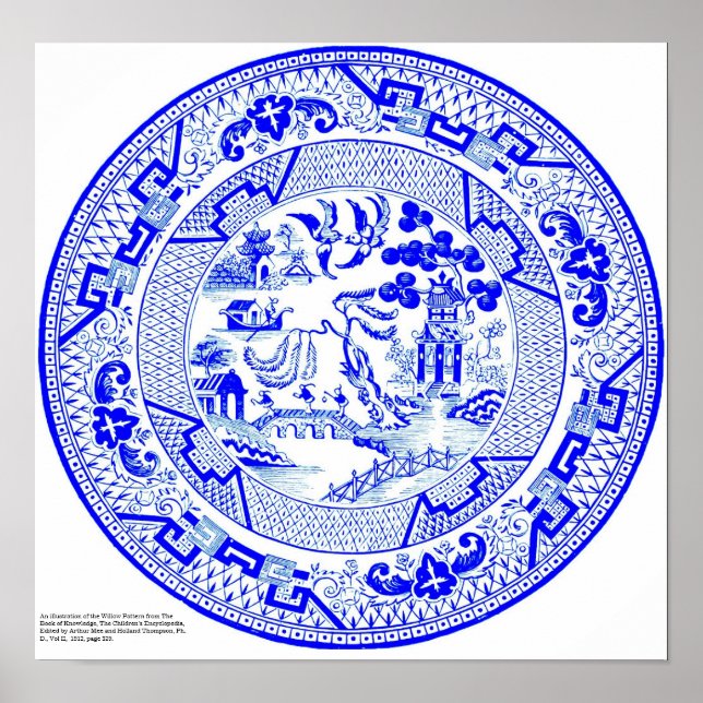 Blue Willow Mönster [1912] Poster (Framsidan)