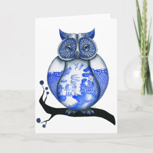 Blue Willow Uggla Kort