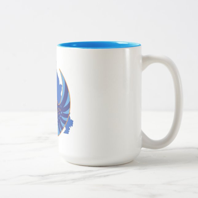 Blue Wing Alliance Kaffemugge  Två-Tonad Mugg (Höger)