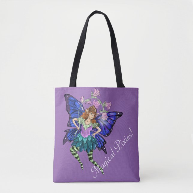 Blue Winged Pixie Tygkasse (Framsida)