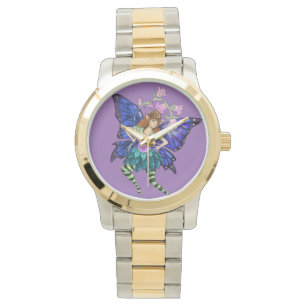Blue Winged Pixie Wrist Watch Armbandsur