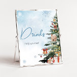 Blue Winter Baby Det är Kall utanför Drinks Poster<br><div class="desc">Gör evenemanget speciellt med den här Winter Baby Shower med vår söta och vackra utskrivbara dryckesskylt med ett vackert Winter Wonderland Baby Shower-tema. Ladda ned,  anpassa och skapa varaktiga minnen med den här perfekten för ditt glada firande! BS976</div>