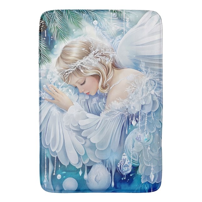 Blue Winter Bath Mat Badrumsmatta (Framsidan (Vertikal))