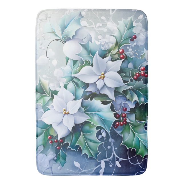 Blue Winter Bath Mat Badrumsmatta (Framsidan (Vertikal))