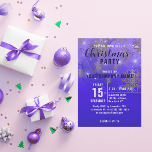 Blue Winter Corporate-julfest-inbjudan