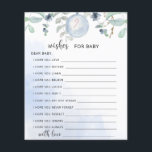 Blue Winter Party | önskemål för baby<br><div class="desc">Babyduschspel.</div>