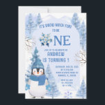 Blue Winter Snö Mycket Roligt Första födelsedagen Inbjudningar<br><div class="desc">Blue Winter Snö Mycket Roligt Första födelsedagsinbjudan</div>