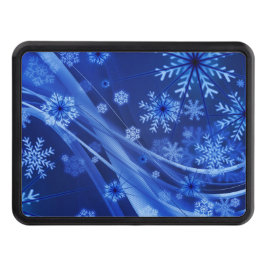 Blue Winter Snöflingor-jul Skydd För Dragkrok