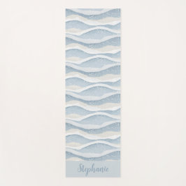 Blue Winter Snowfall Wave Personalized Pattern