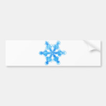 Blue Winter Snowflake