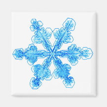 Blue Winter Snowflake