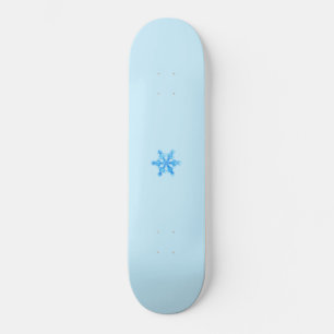 Blue Winter Snowflake Mini Skateboard Bräda 18,5 Cm