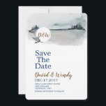 Blue Winter Wonderland Bröllop spara datum kort<br><div class="desc">Blåvvintern drömmer om att rädda datumkortet Blåvvvintern som drömmer om bröllop spara datum kort. Blå vattenfärg och romantisk design med inslag,  drömmande och romantisk,  underbar för vinterbröllopet,  jul mas bröllop.</div>