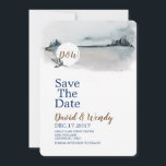 Blue Winter Wonderland Bröllop spara datum kort<br><div class="desc">Blåvvintern drömmer om att rädda datumkortet Blåvvvintern som drömmer om bröllop spara datum kort. Blå vattenfärg och romantisk design med inslag,  drömmande och romantisk,  underbar för vinterbröllopet,  jul mas bröllop.</div>