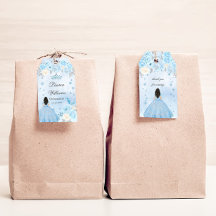 Blue Winter Wonderland Quinceanera Party