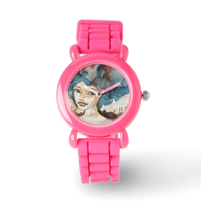 Blue Woman Armbandsur (Framsida)