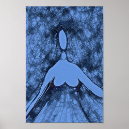 Blue Woman Poster