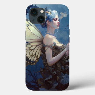 Blue Woodland Fairy Fantasy Art